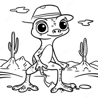 Page A Colorier Rango Dans Le Desert 59847-49657