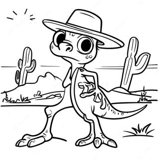 Page A Colorier Rango Dans Le Desert 59847-49658