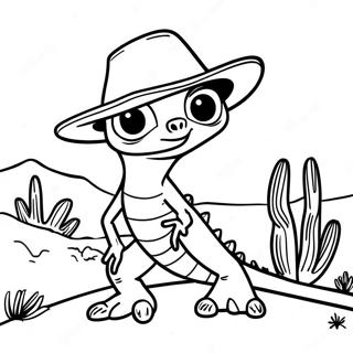 Page A Colorier Rango Dans Le Desert 59847-49659