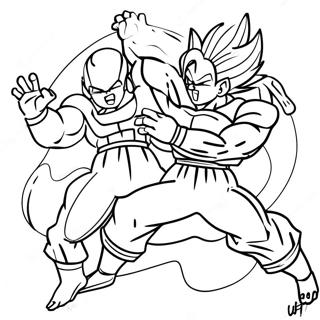 Page A Colorier Bataille Epique Goku Vs Frieza 59866-49694