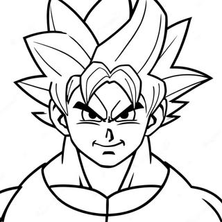 Page A Colorier Goku En Forme De Super Saiyan 59867-49679