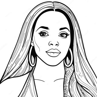 Page A Colorier Aaliyah 59876-49686