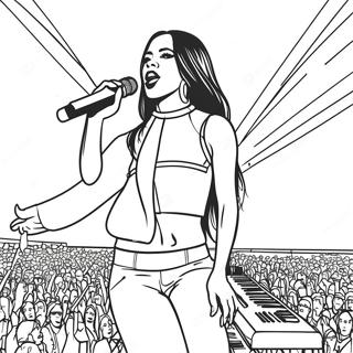 Page A Colorier Aaliyah En Concert 59877-49690