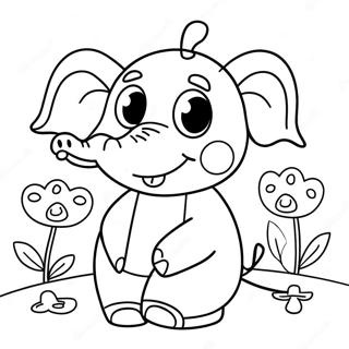 Page A Colorier Demily Lelephant Peppa Pig 59916-49722