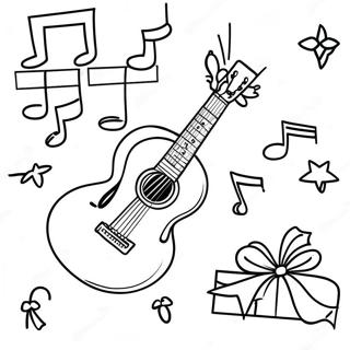 Page A Colorier De La Musique De Noel 59936-49738