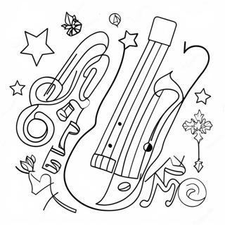 Page A Colorier De La Musique De Noel 59936-49739