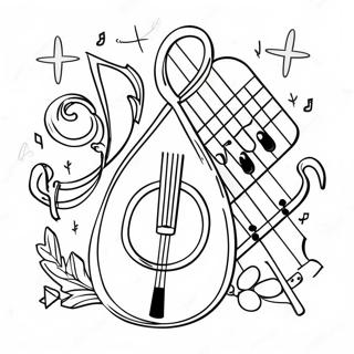 Page A Colorier De La Musique De Noel 59936-49740