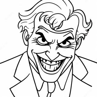 Page A Colorier Du Joker Riant De Maniere Maniaque 59947-49749