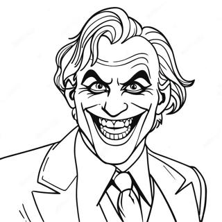 Page A Colorier Du Joker Riant De Maniere Maniaque 59947-49751