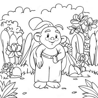 Page A Colorier De Garten Of Banban 2 59966-49772