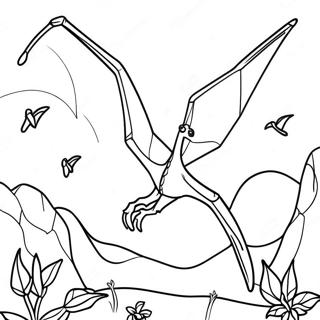 Page A Colorier Pterodactyle Volant 59987-49782