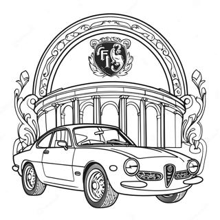 Page A Colorier Alfa Romeo 60006-49795