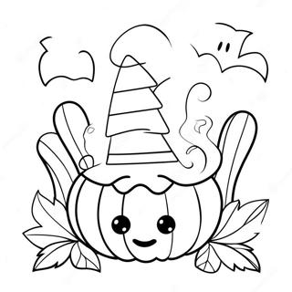 Halloween Mignon Pages À Colorier