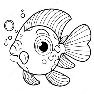 Poisson Pout Pout Pages À Colorier