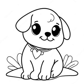 Page A Colorier Amour De Chiot 60066-49842