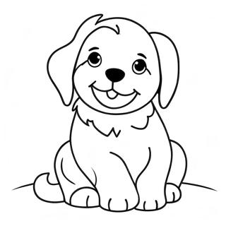 Page A Colorier Amour De Chiot 60066-49843