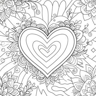 Saint-Valentin Pages À Colorier