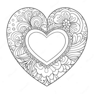 Page A Colorier Coeur De Saint Valentin 60146-49908