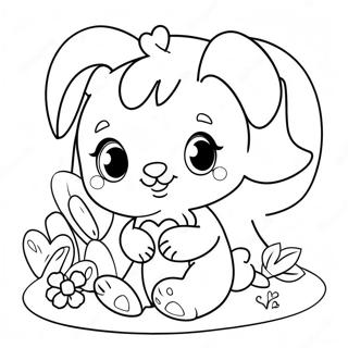 Animaux Mignons De Saint Valentin Page A Colorier 60147-49909