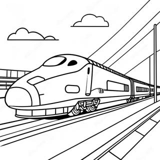 Page A Colorier Train A Grande Vitesse 60156-49919