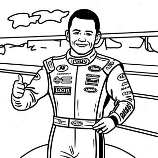 Page A Colorier Kyle Larson Sur Le Podium 60227-49975