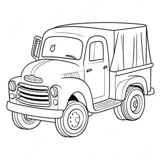 Page A Colorier Petit Camion Bleu 60256-50024