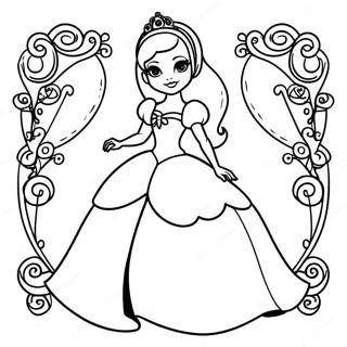 Cendrillon Ever After High Page A Colorier 6025-4813