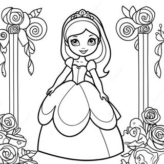 Cendrillon Ever After High Page A Colorier 6025-4815