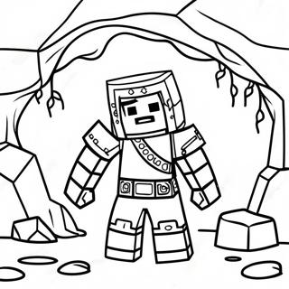 Gardien Minecraft Pages À Colorier