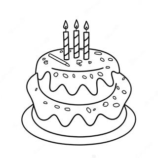 Page A Colorier Gateau Danniversaire Colore Pour Mamie 60277-50009