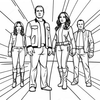 Agents Du Shield Pages À Colorier