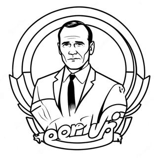 Coulson Avec Le Logo Du Bouclier Page A Colorier 60287-50015