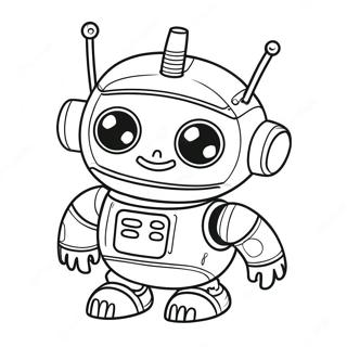 Pj Robot Pages À Colorier