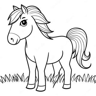 Poney Shetland Page A Colorier 60336-50054