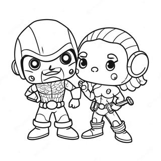 Page A Colorier Funko Pop 6034-4818