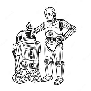 Page A Colorier C3po Avec R2d2 60377-50094