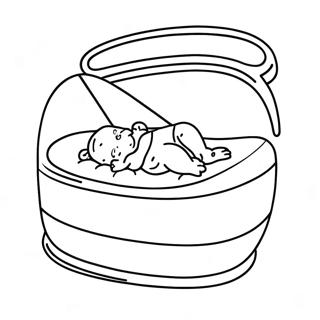 Page A Colorier Bebe En Incubateur En Neonatologie 60396-50108