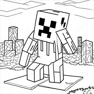 Page A Colorier De Ghast De Minecraft 60486-50178