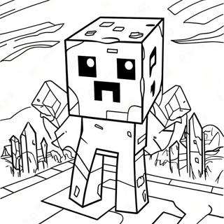 Page A Colorier De Ghast De Minecraft 60486-50179