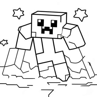 Page A Colorier De Ghast De Minecraft Flottant Dans Le Ciel 60487-50182