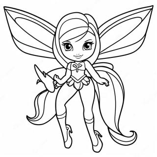 Page A Colorier Magique De Stella Du Winx Club 60507-50207