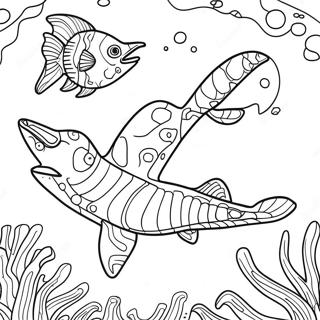 Page A Colorier Helicoprion 60526-50201