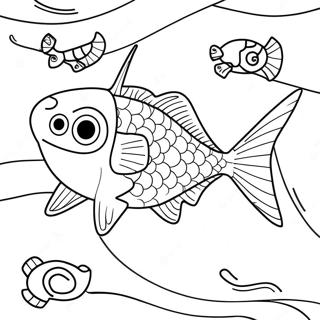 Page A Colorier Helicoprion 60526-50204