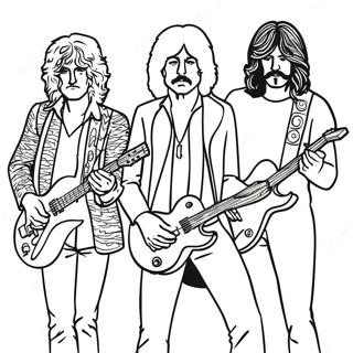 Led Zeppelin Pages À Colorier