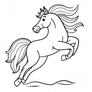 Page A Colorier Cheval Bucking 60546-50230