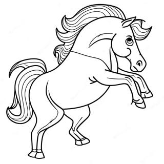 Page A Colorier Cheval Bucking 60546-50231