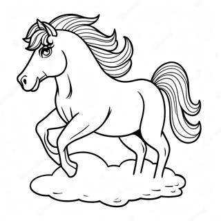 Page A Colorier Cheval Bucking 60546-50232