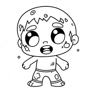 Mignon Zombie Chibi Page A Colorier 60607-50274