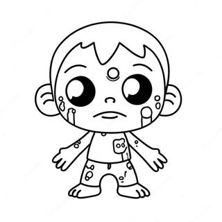 Mignon Zombie Chibi Page A Colorier 60607-50275