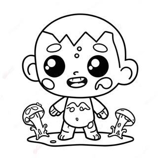 Mignon Zombie Chibi Page A Colorier 60607-50276